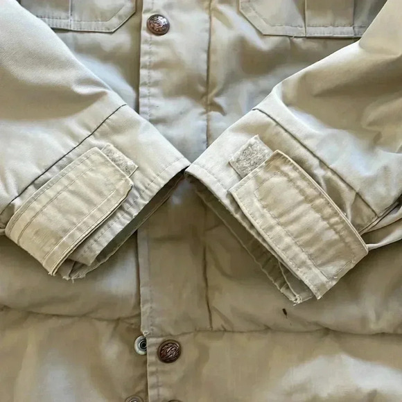 Vintage Outwest Women’s Bomber Jacket S Neutral Tan With Shearling Collar Coat - Picture 13 of 15